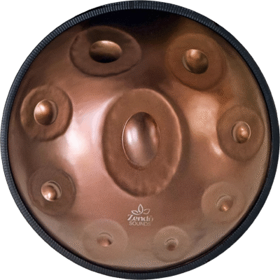 Хандпан D Kurd 9 ноти 432 Hz Bronze - Zendō Sounds