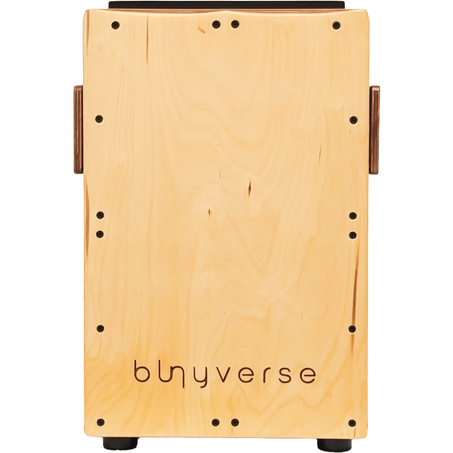 Дървен Кахон – Ръчно Изработен Перкусионен Инструмент (С Кастанети)